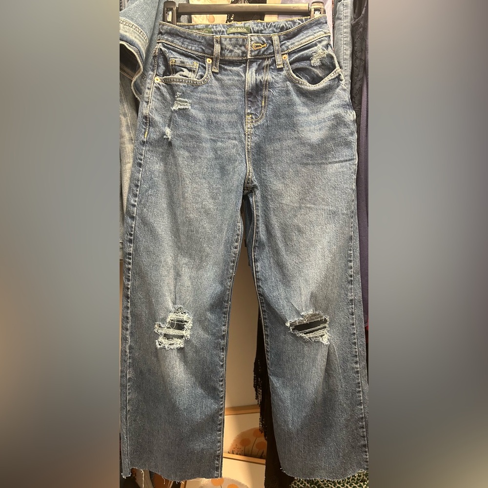 Wild Fable sz 00 High-Rise Baggy Blue Jeans